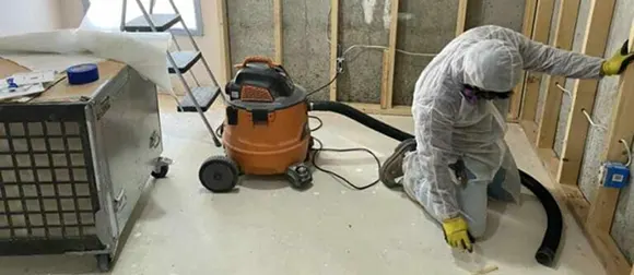 Safe asbestos abatement work